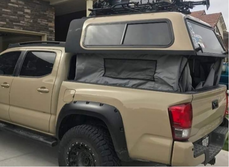 ARE OVERLAND TRUCK CAP WITH TOPPER EZ LIFT SYSTEM