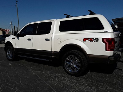 FORD F150 ARE Z SERIES TRUCK CAP w/ Yakima ladder rack