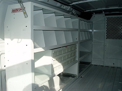 Van Interior Shelving Kits