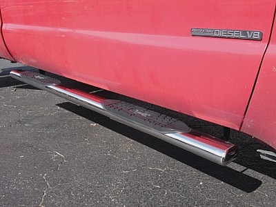 4 Inch Oval Stainless Steel Nerf Bars