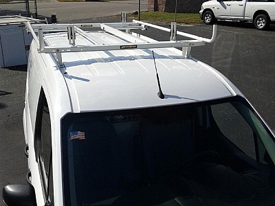 FORD TRANSIT CONNECT DOUBLE LOCK DOWN LADDER RACK SYSTEM