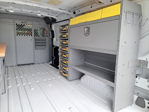 Van shelving kits by Kargomaster