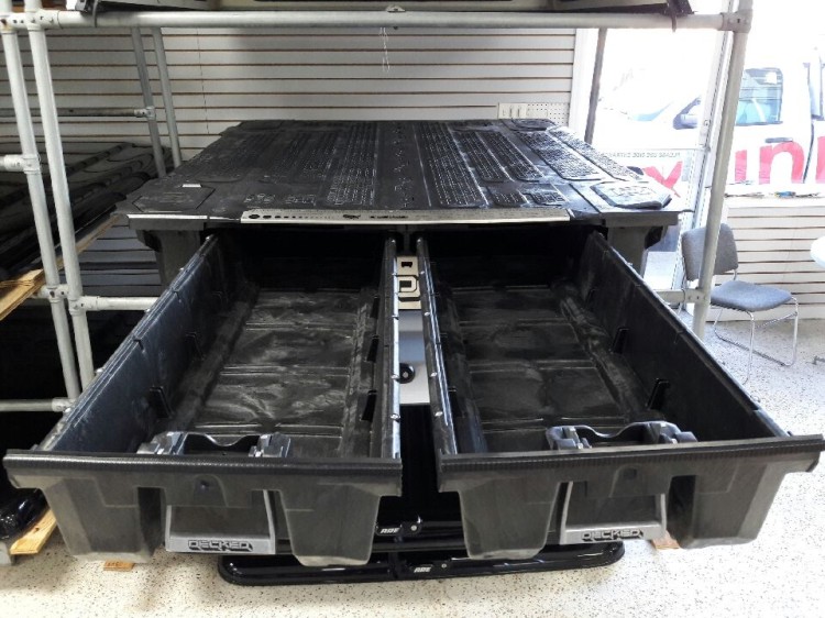 DECKED TRUCK BED STORAGE SYSTEMS