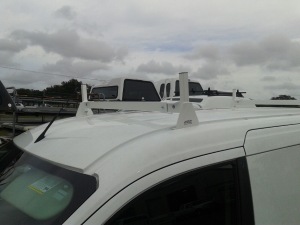 2 BAR VAN LADDER RACK TRANSIT CONNECT NV200 CITY EXPRESS
