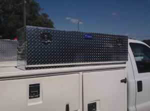 Top side mount tool boxes by UWS