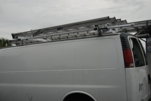 Side Rotation Drop Down van ladder racks